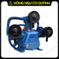 Đầu nén khí Oshima 3x80 5.5HP - 7.5HP Xanh đậm (Hoạt động bằng sức kéo động cơ)